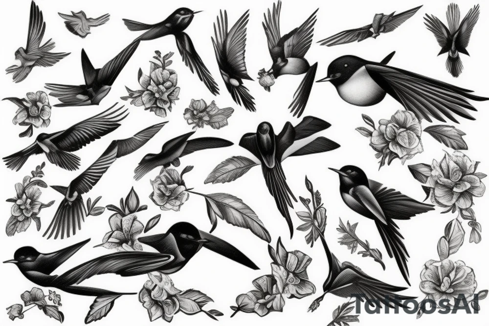 Swallow tattoo idea