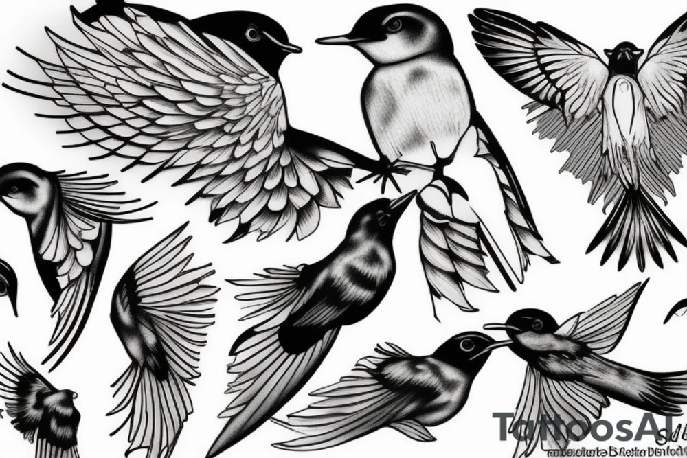 Swallow tattoo idea