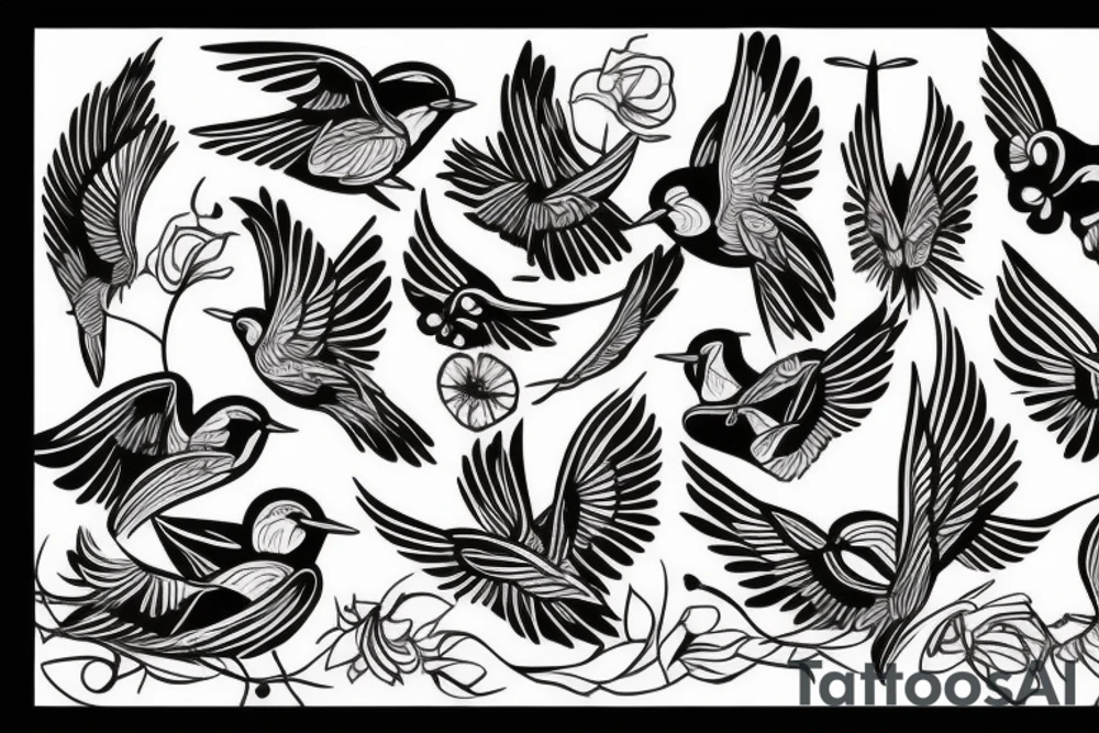 Swallow tattoo idea