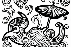 a snail with a house instead of a shell tattoo idea