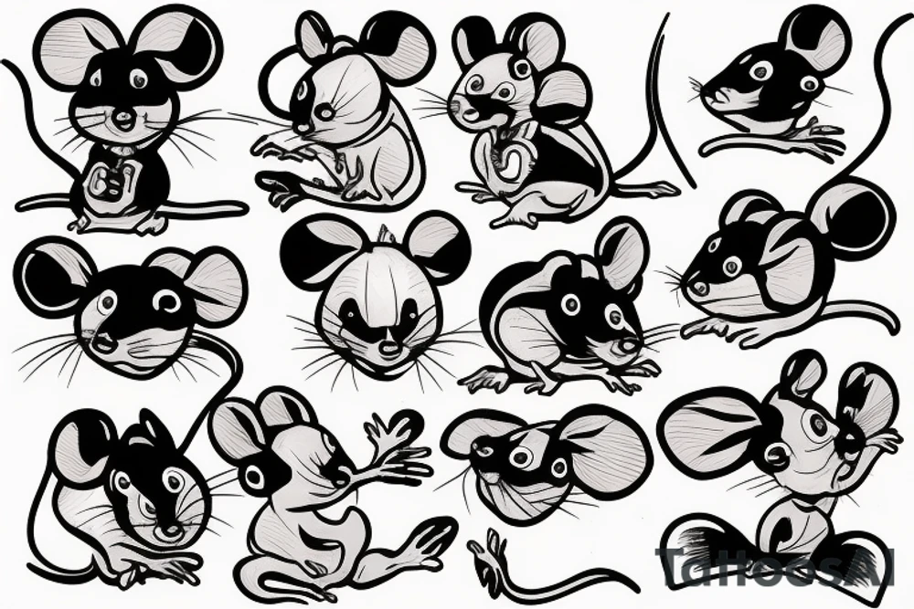 a mouse tattoo idea
