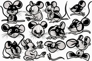 a mouse tattoo idea