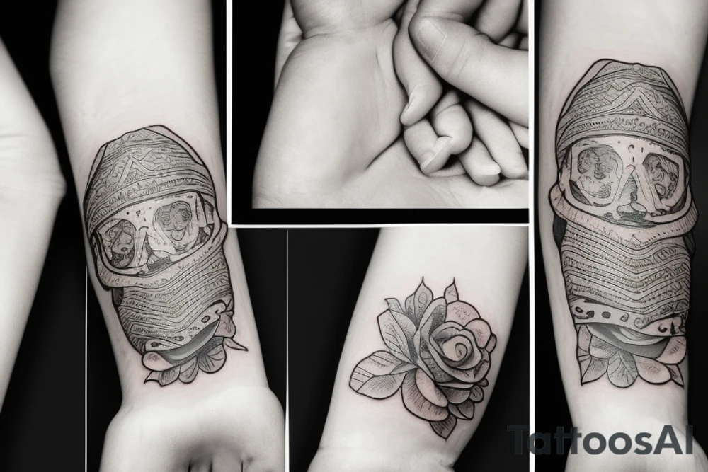 full right hand tattoo idea
