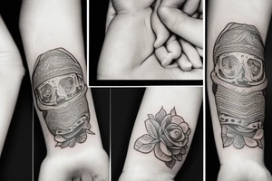 full right hand tattoo idea