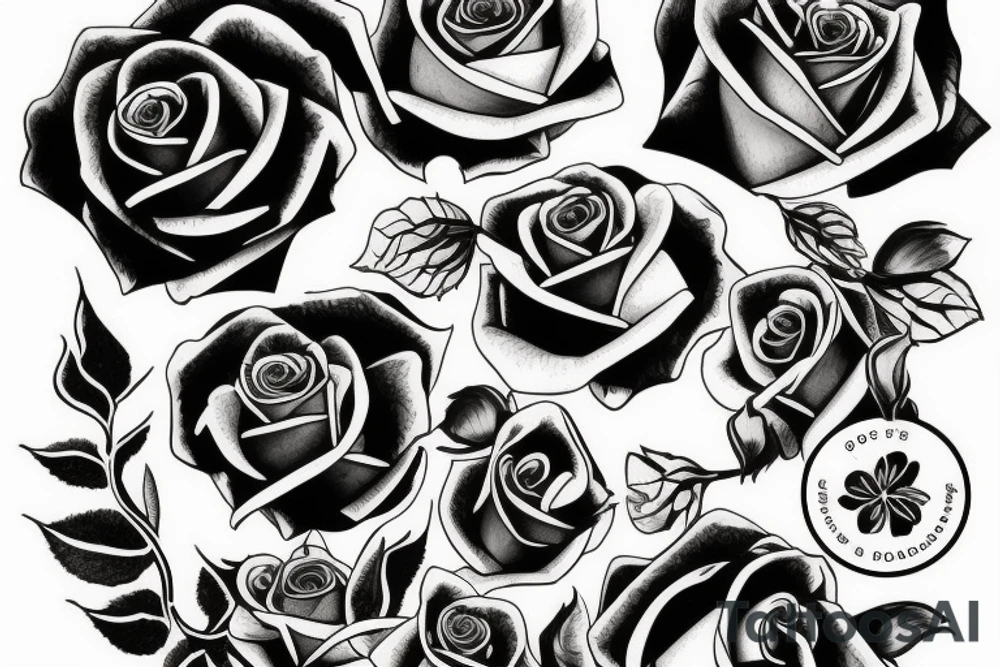 Rose in hand tattoo idea