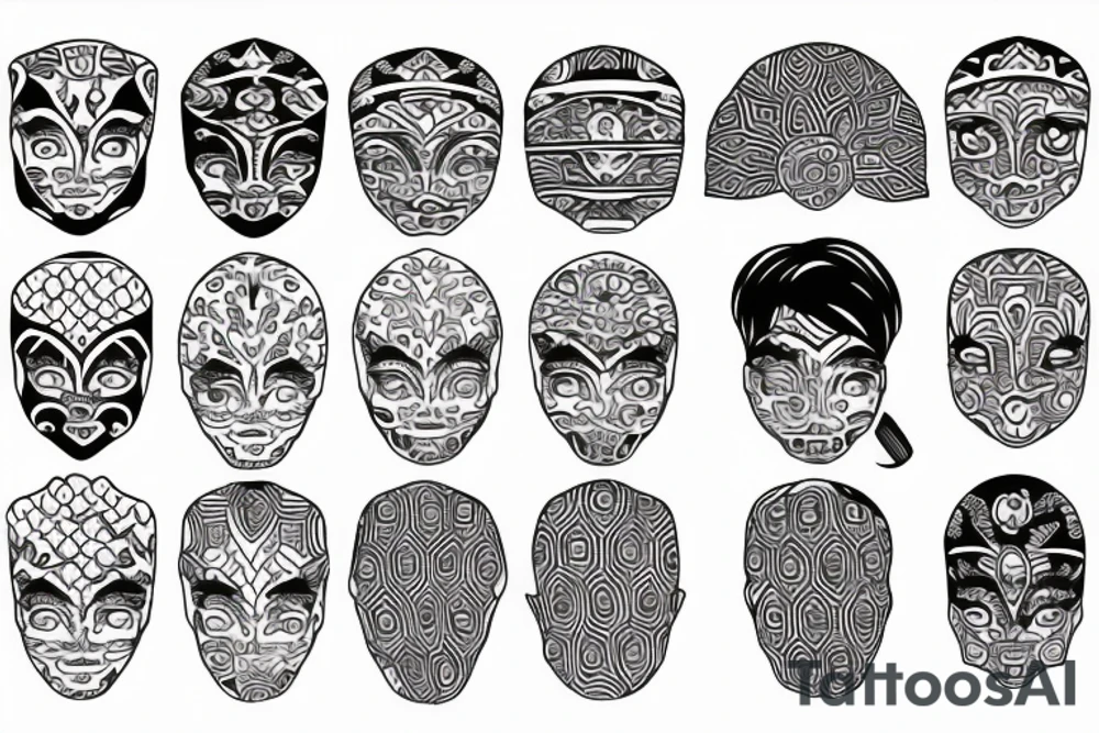 lao pattern tattoo idea