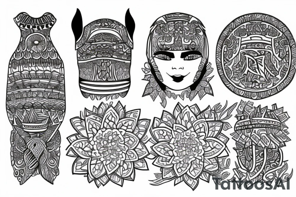 lao pattern tattoo idea