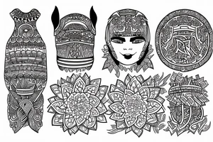lao pattern tattoo idea