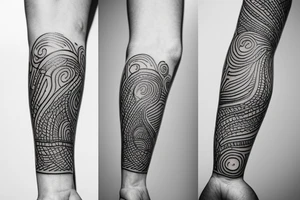 single line drawing tattoo of dancer tattoo idea
