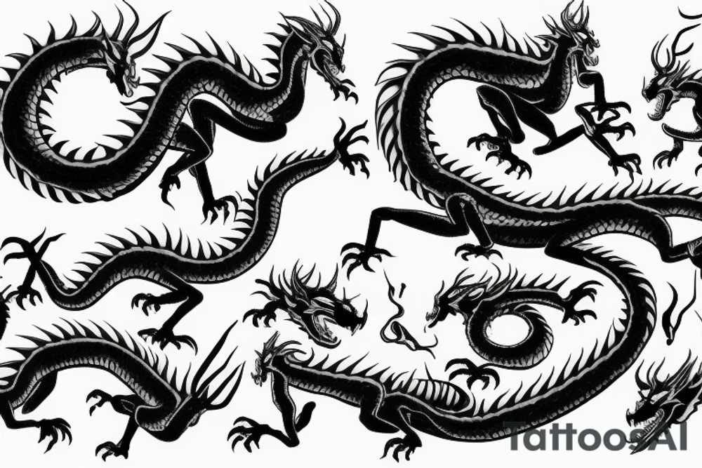 lao naga dragon tattoo tattoo idea