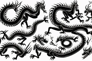 lao naga dragon tattoo tattoo idea