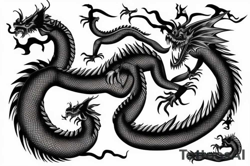 lao naga dragon tattoo tattoo idea