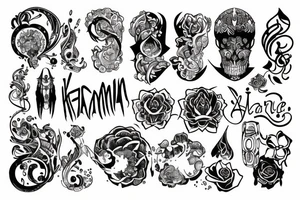 Karma tattoo idea
