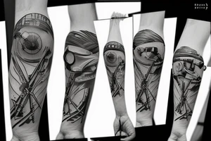 sniper rifle tattoo idea