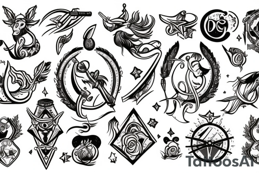 Sagittarius tattoo idea