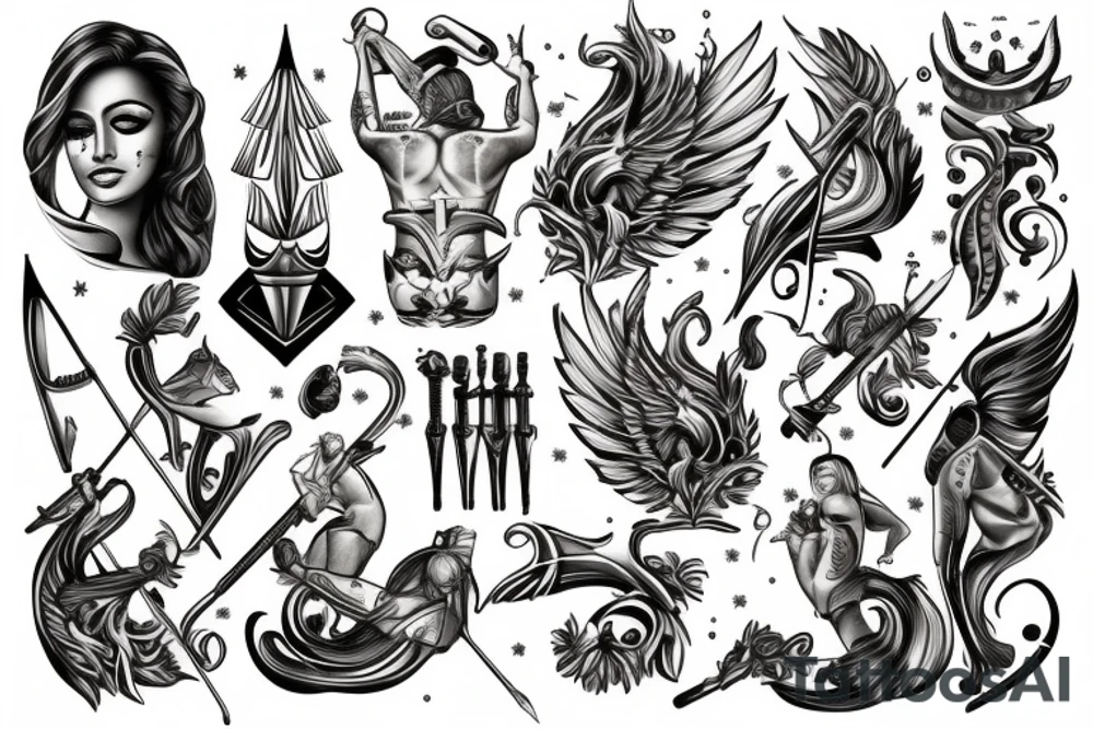 Sagittarius tattoo idea