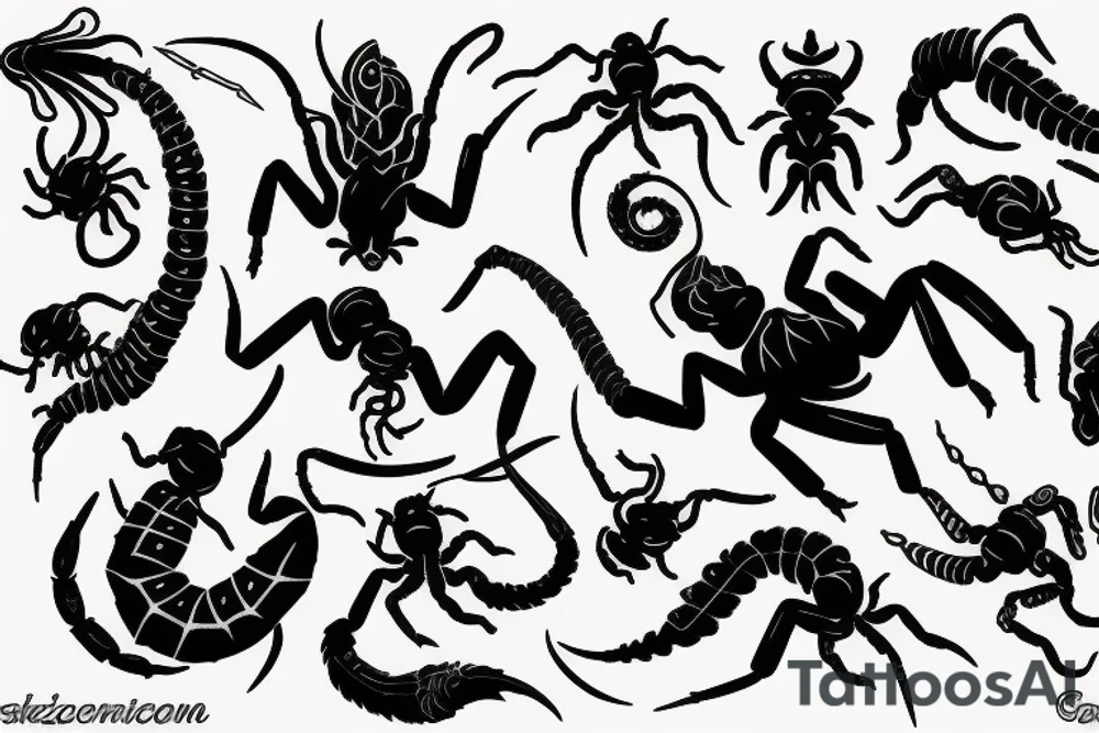 scorpion zodiac tattoo idea