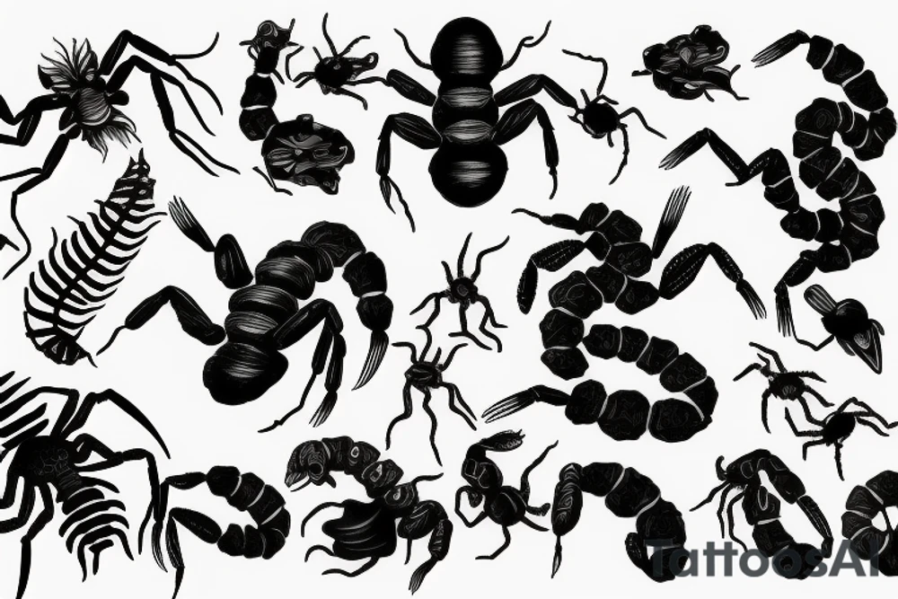 scorpion tattoo idea