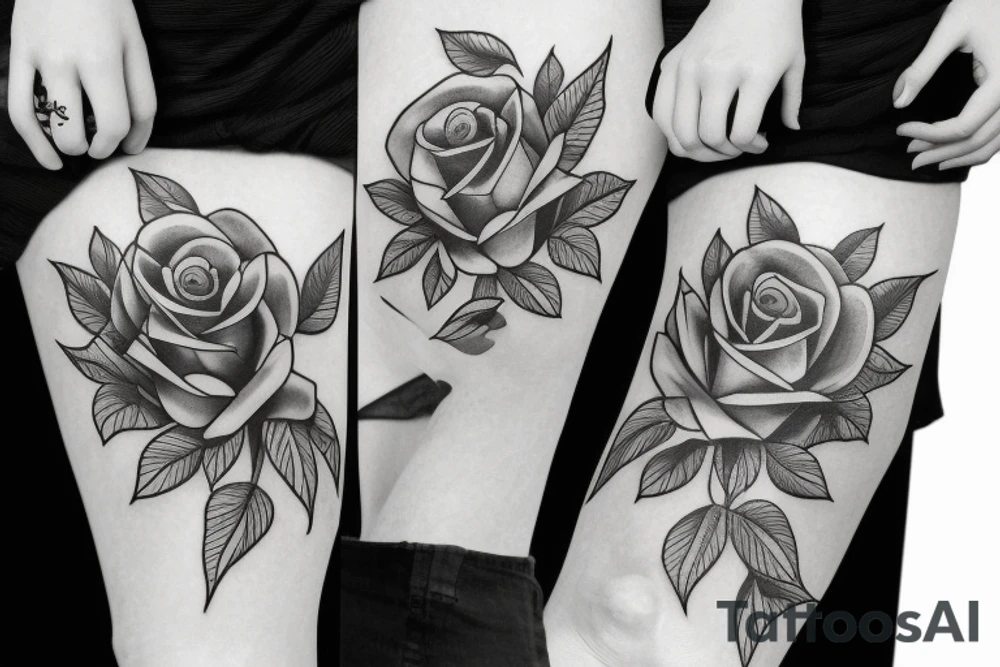 rose tattoo idea