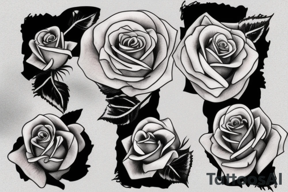 rose tattoo idea