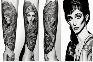Archangel gabriel tattoo idea