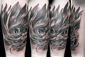 Flames tattoo idea