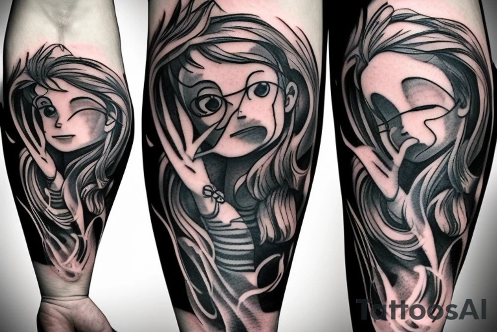 Flames tattoo idea