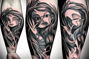 Flames tattoo idea