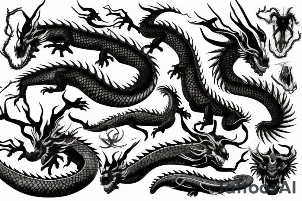 God dragon tattoo idea
