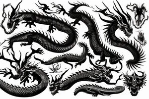 God dragon tattoo idea