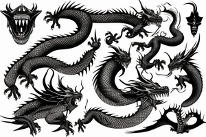 God dragon tattoo idea