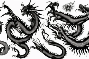 God dragon tattoo idea