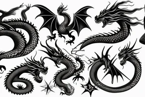 God dragon tattoo idea