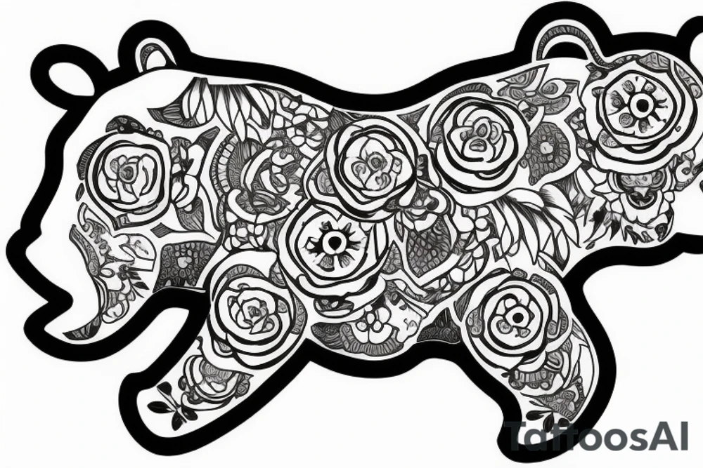 matching bears tattoo idea