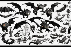 how to train your dragon tattoo idea