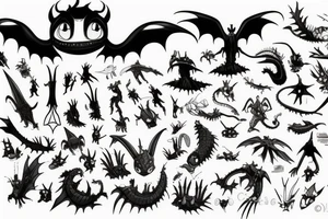 how to train your dragon tattoo idea