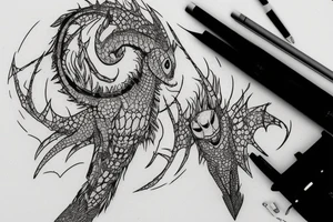 how to train your dragon tattoo idea