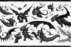 how to train your dragon tattoo idea