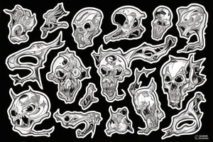 chaos in a nutshell tattoo idea