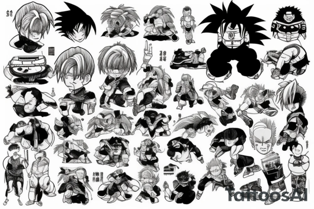 Future Trunks tattoo idea