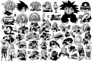 Future Trunks tattoo idea