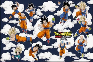 Dragon Ball flying nimbus cloud tattoo idea