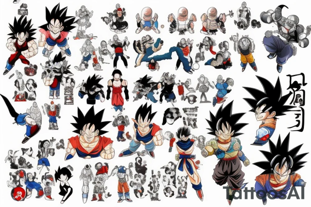 Dragon Ball tattoo idea