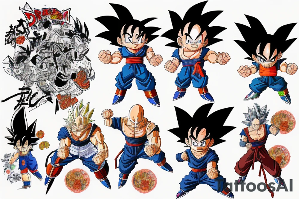 Dragon Ball tattoo idea