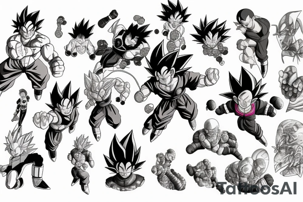 Dragon Ball tattoo idea