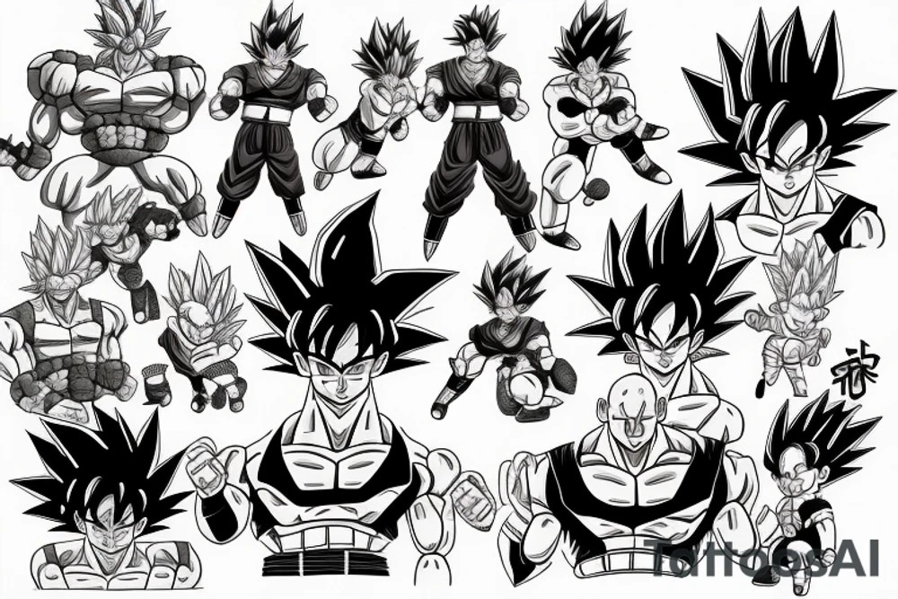 Dragon Ball tattoo idea