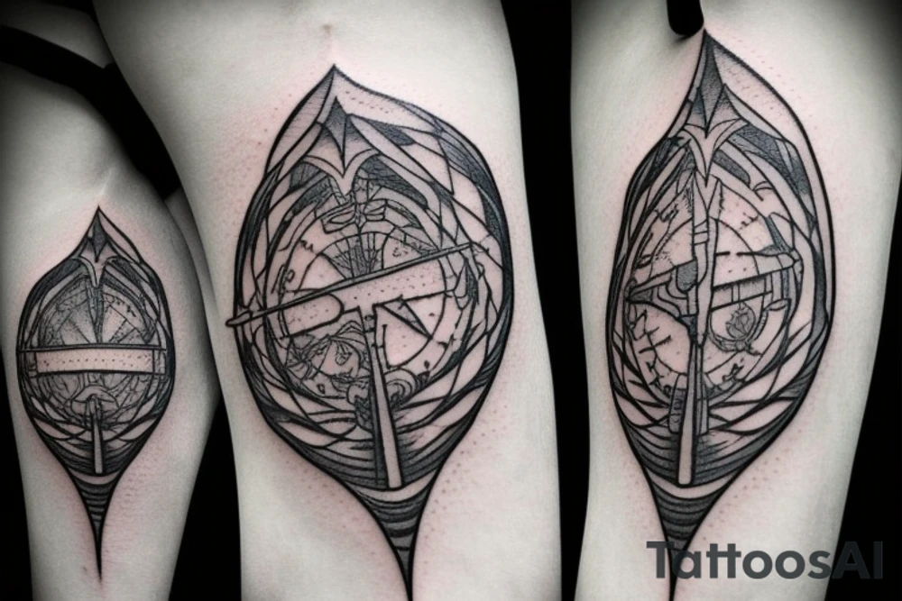 Lord of the Rings sword tattoo idea