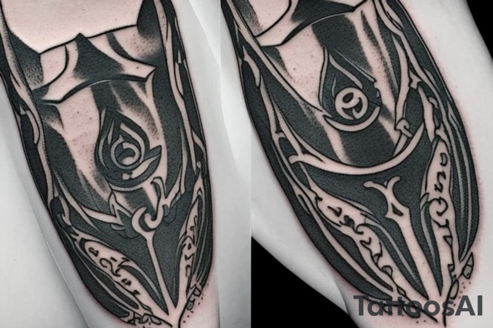 Lord of the Rings sword tattoo idea