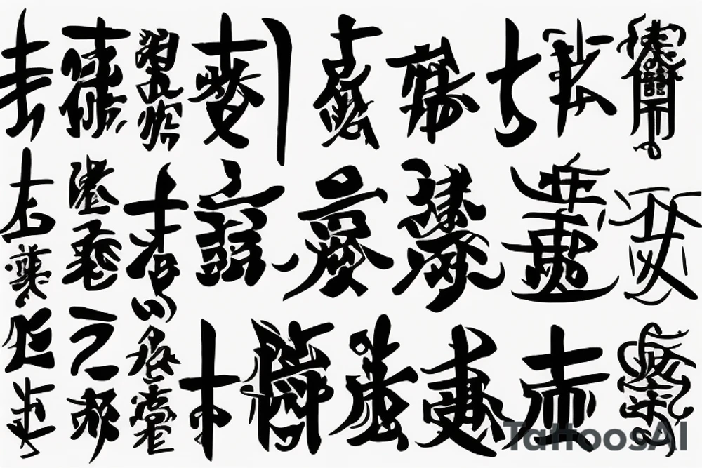Kanji tattoo idea