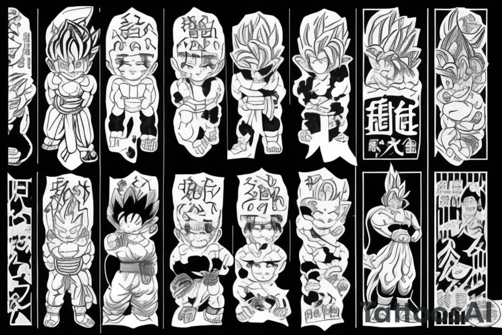Goku Kanji tattoo idea